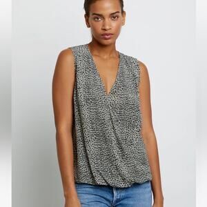Rails Rose Top Sleeveless Olive Lynx Size XS NEW